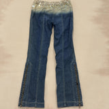 ZIP LEG JEANS - LARGE