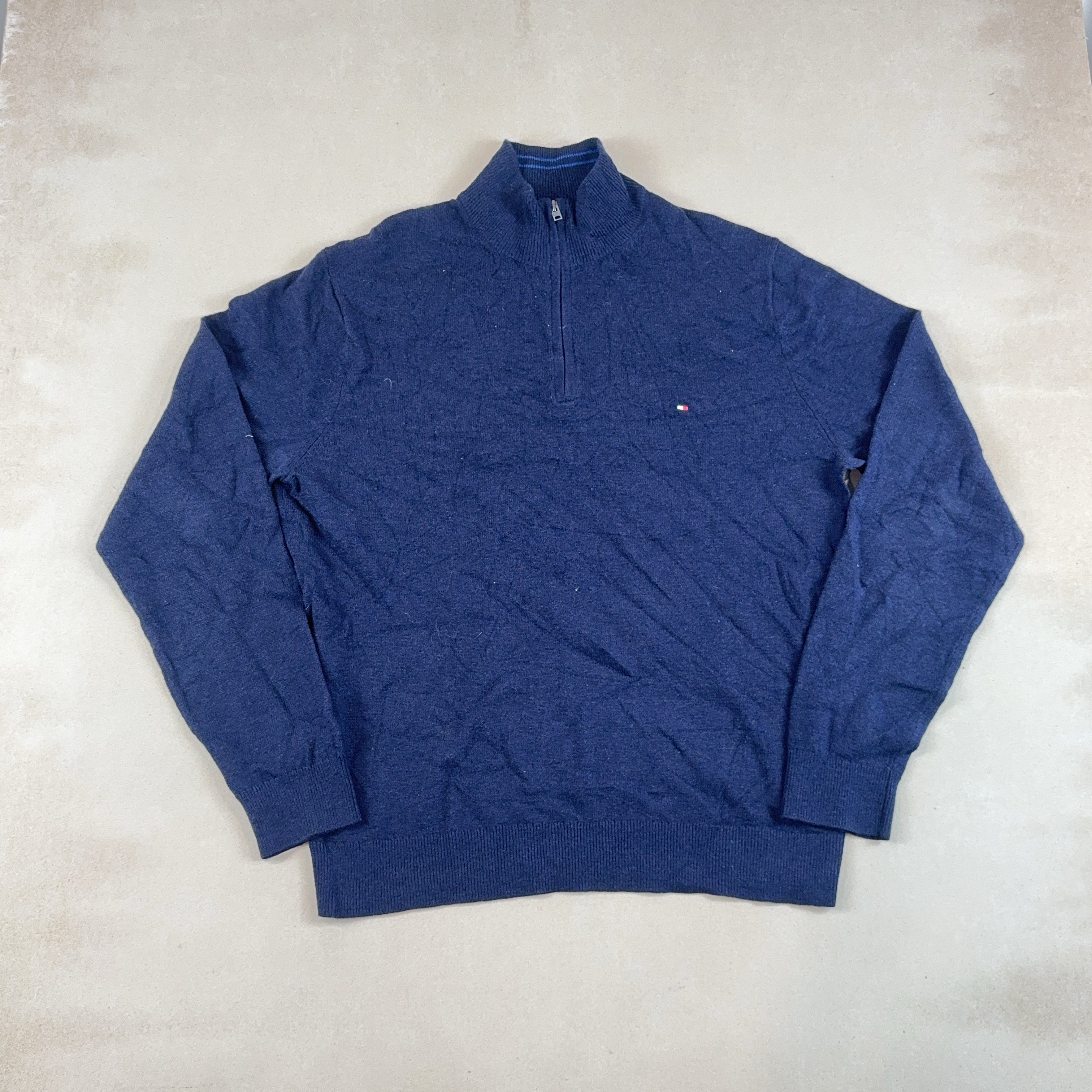 TOMMY HILFIGER QUARTER ZIP - 2X LARGE