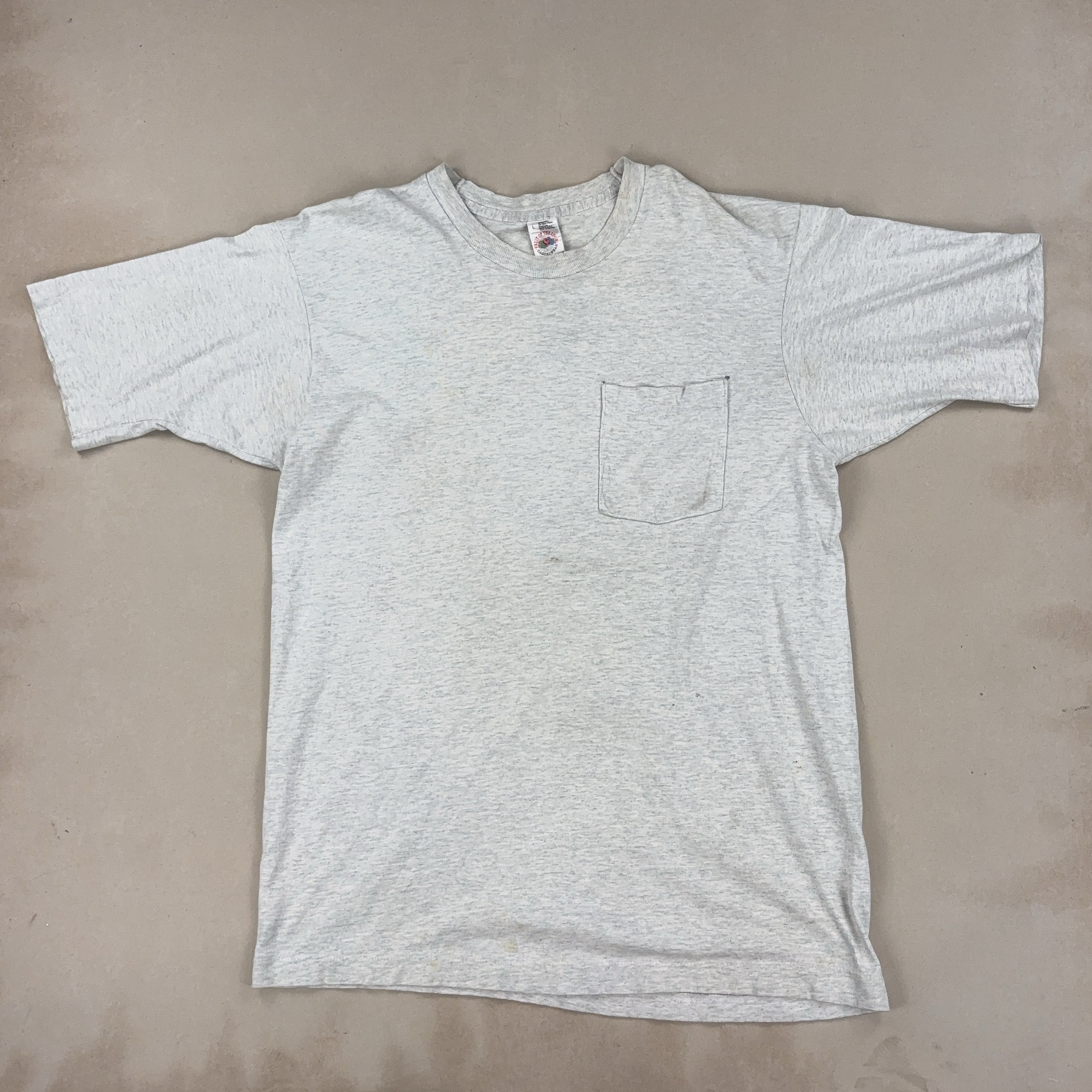 GREY TEE - X LARGE