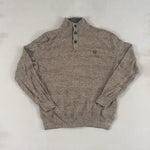 CHAPS SPECKLED BEIGE KNIT - MEDIUM
