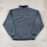 NAUTICA GREY QUARTER ZIP - X LARGE