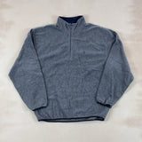 NAUTICA GREY QUARTER ZIP - X LARGE