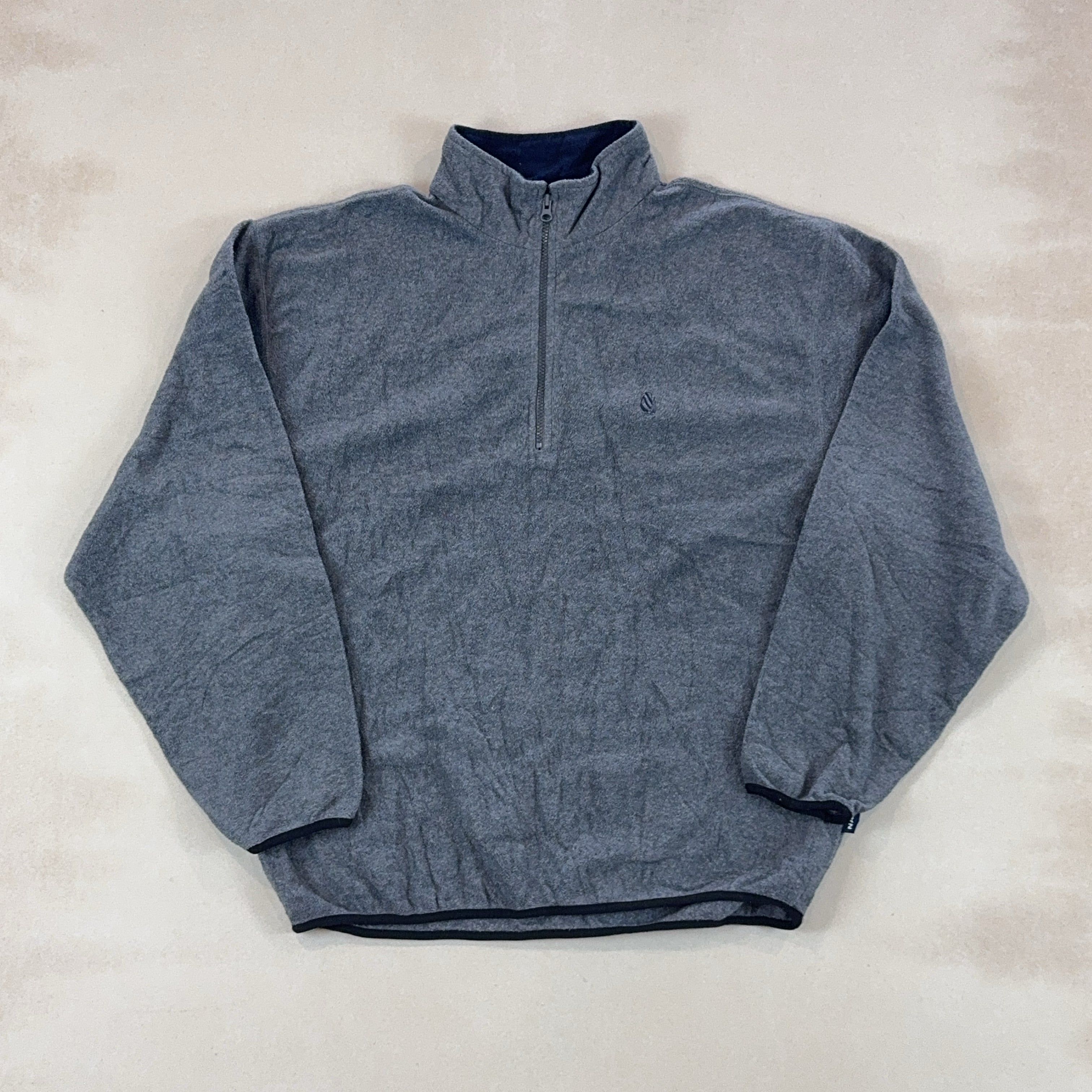 NAUTICA GREY QUARTER ZIP - X LARGE