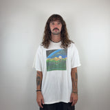 GRAPHIC WHITE TEE - X LARGE