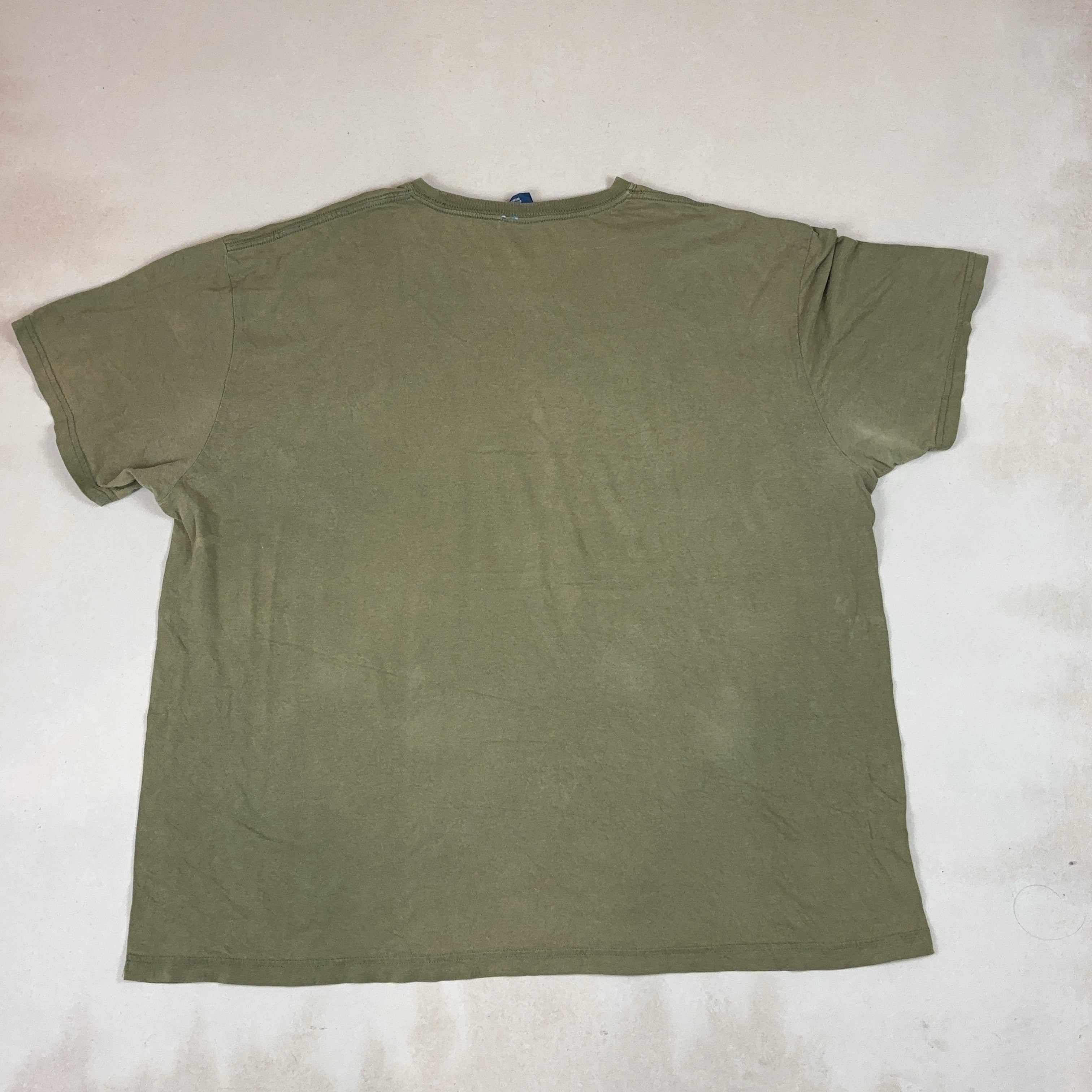 RALPH LAUREN OLIVE GREEN TEE - X LARGE