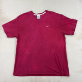 NIKE BURGUNDY TEE - X LARGE