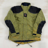 QUIKSILVER KHAKI JACKET - LARGE