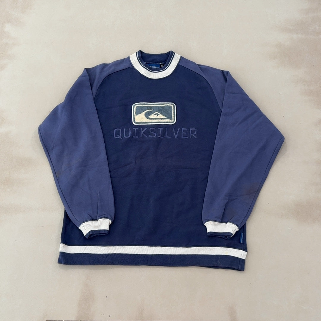 QUIKSILVER PURPLE CREW - MEDIUM