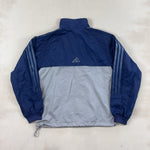 ADIDAS NAVY & GREY JACKET - MEDIUM