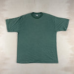 GREEN STRIPED TEE - LARGE