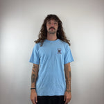 QUIKSILVER 'LIVE AND DIE ON THE BEACH' TEE - MEDIUM