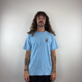 QUIKSILVER 'LIVE AND DIE ON THE BEACH' TEE - MEDIUM