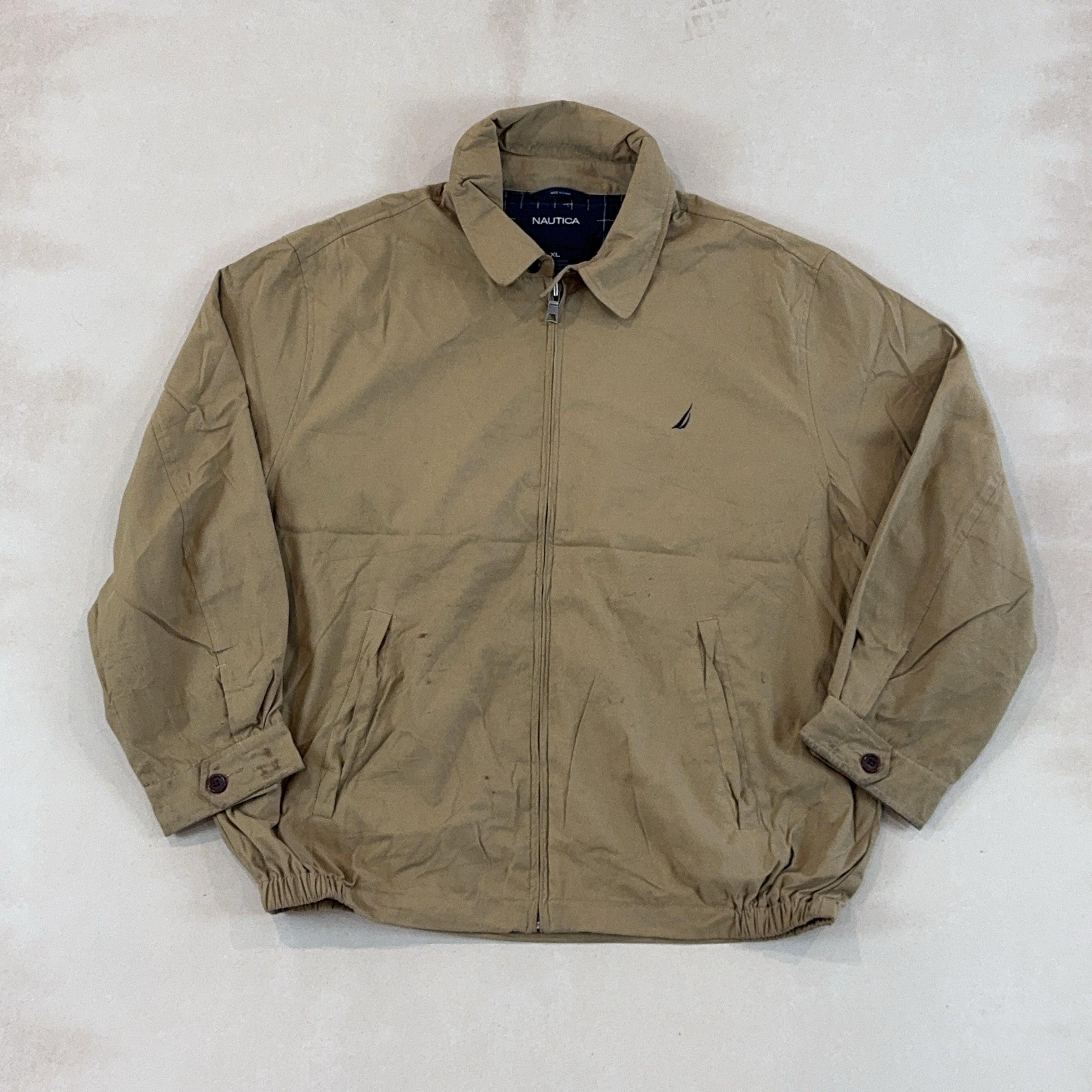 NAUTICA TAN JACKET - X LARGE