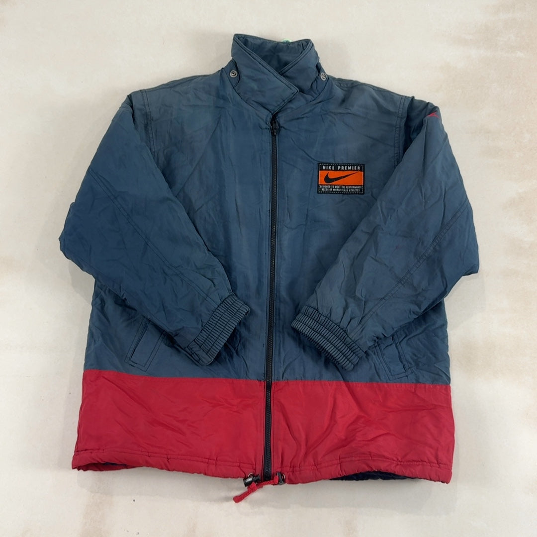 NIKE GREY & RED JACKET - LARGE