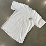 FROGGY BOTTOMZ LIVE WHITE GRAPHIC TEE MEDIUM