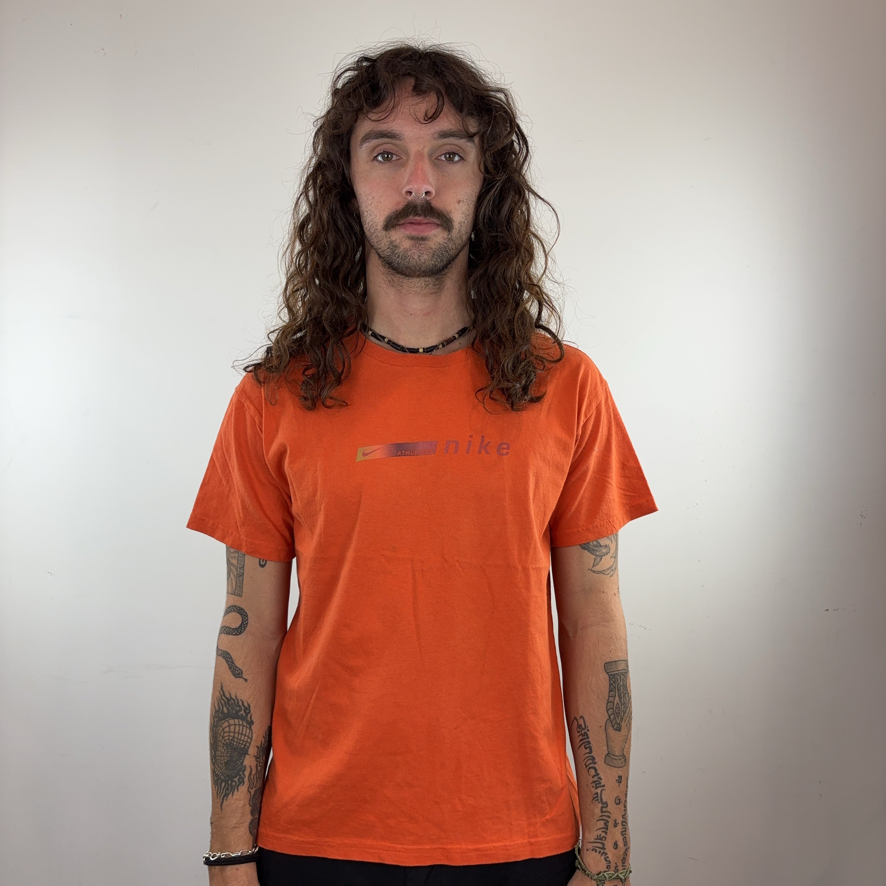 NIKE ORANGE TEE - SMALL