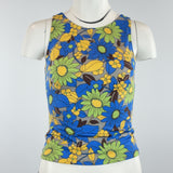 VINTAGE FLORAL TANKINI - X SMALL