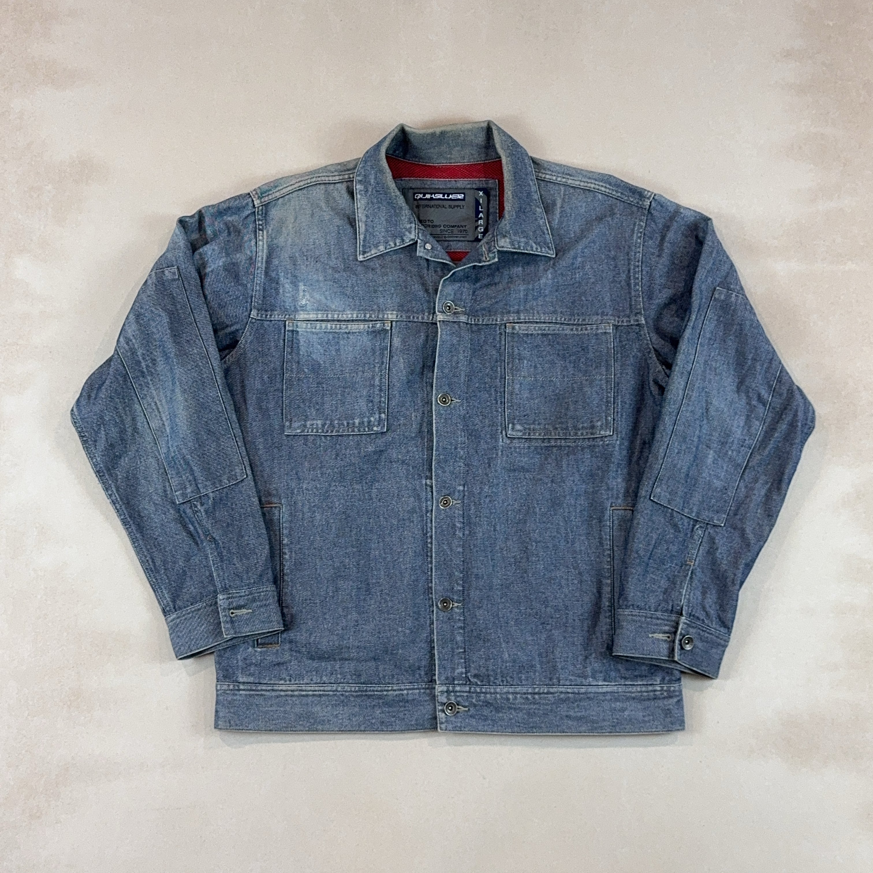 QUICKSILVER DENIM JACKET - X LARGE