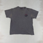 QUIKSILVER BROWN TEE - MEDIUM
