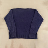 POLO RALPH LAUREN NAVY KNIT - X LARGE