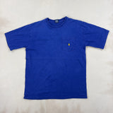 RALPH LAUREN BLUE TEE - SMALL