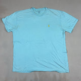 RALPH LAUREN LIGHT BLUE TEE - MEDIUM