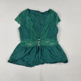 VINTAGE GREEN TOP - LARGE