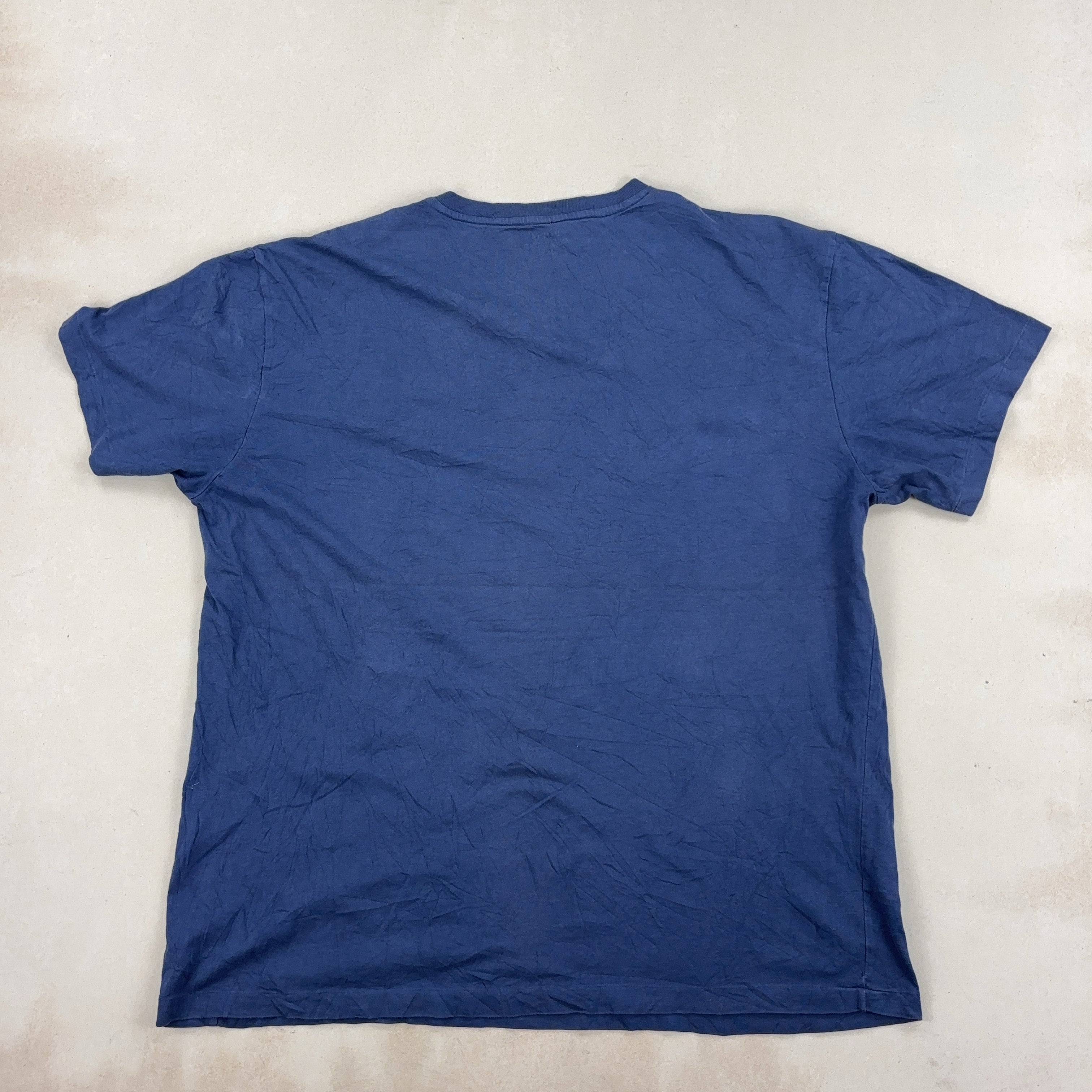 RALPH LAUREN NAVY TEE - LARGE