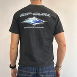 BLACK RIPCURL TSHIRT