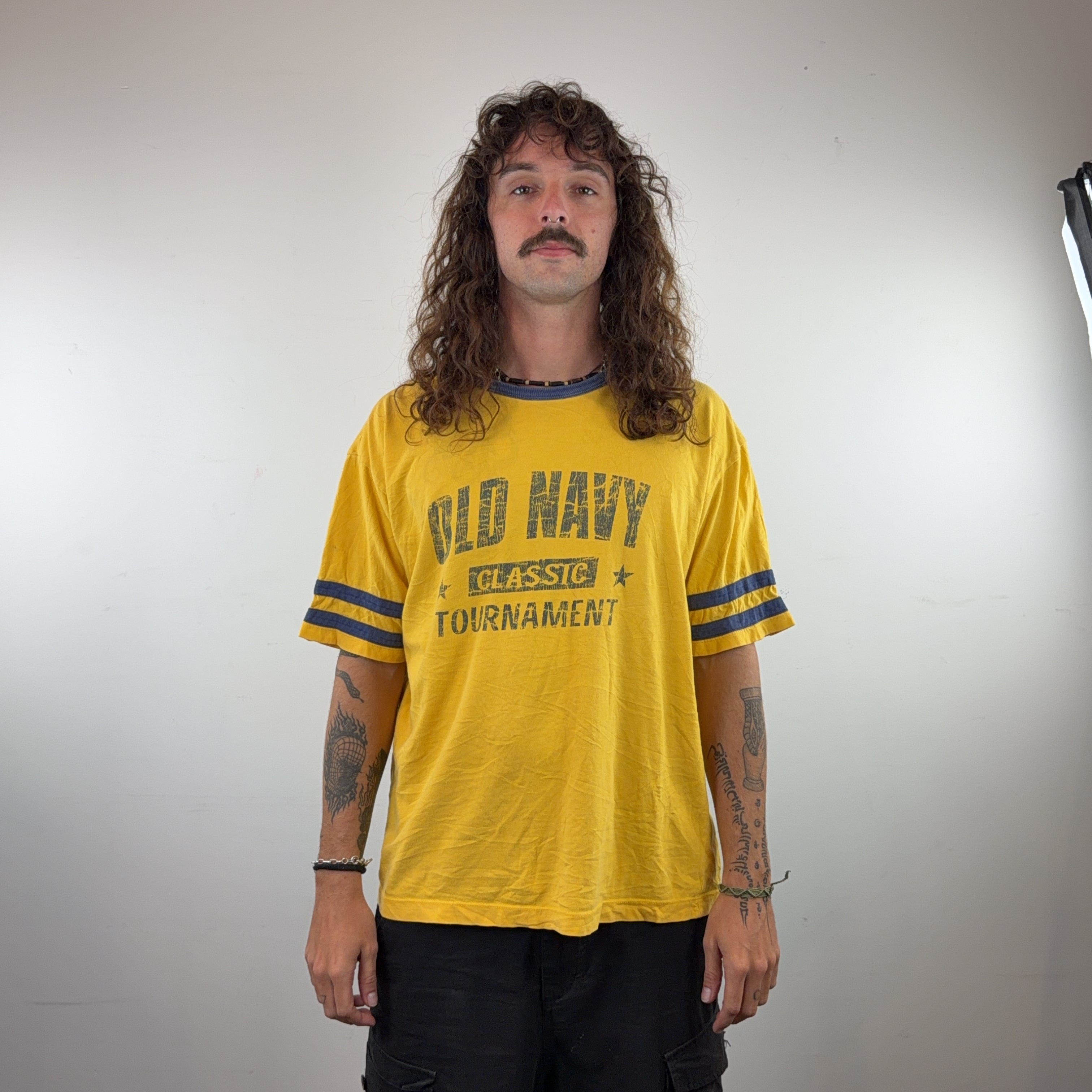 OLD NAVY YELLOW TEE - LARGE