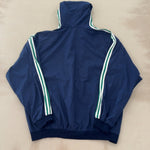 ADIDAS NAVY, GREEN & WHITE JACKET - X LARGE