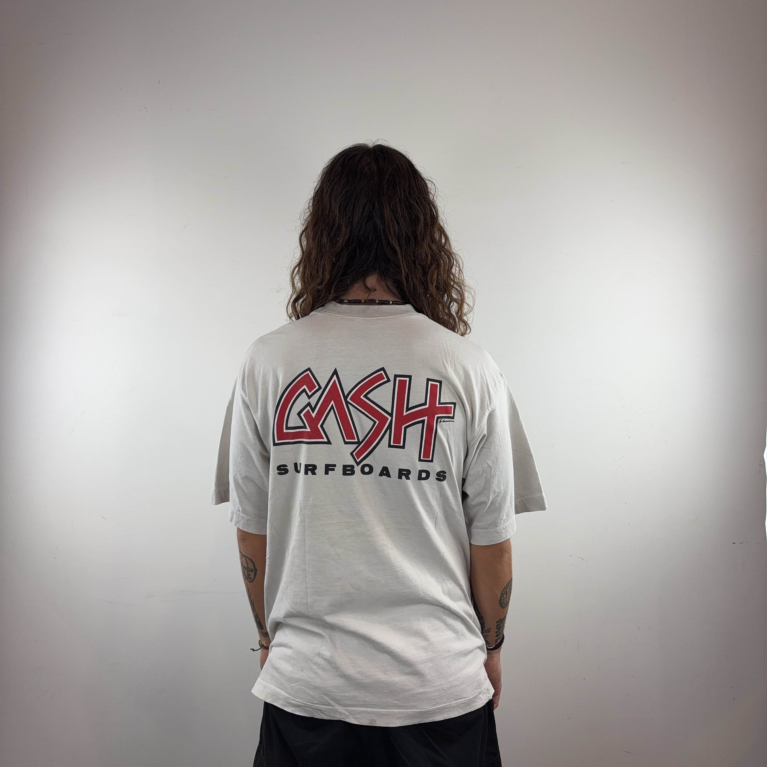 GASH SURFBOARDS SURF TEE - MEDIUM