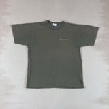 QUIKSILVER KHAKI TEE - LARGE