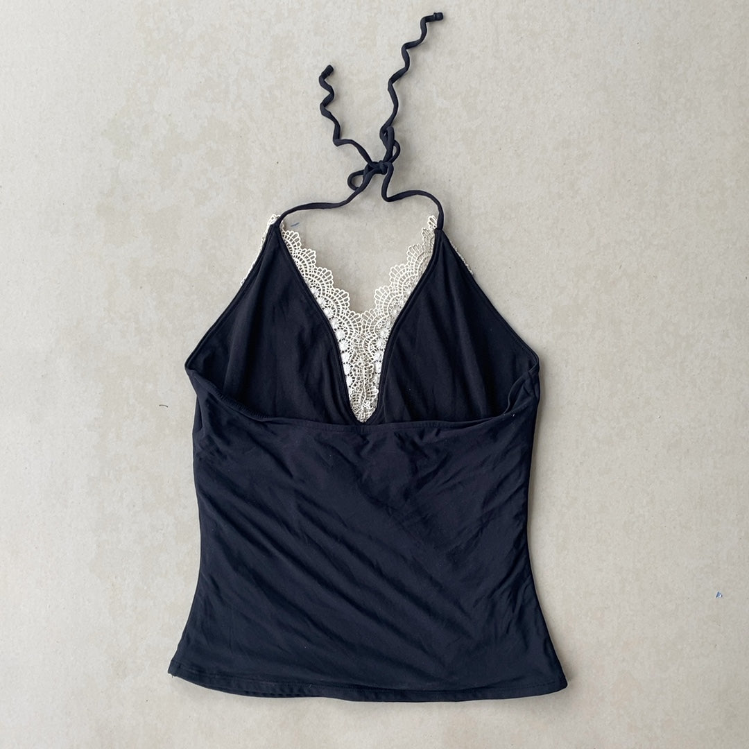 LACE DETAIL SINGLET - SMALL