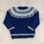 VINTAGE BLUE KNIT - LARGE