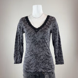 FLORAL 3/4 TOP - MEDIUM