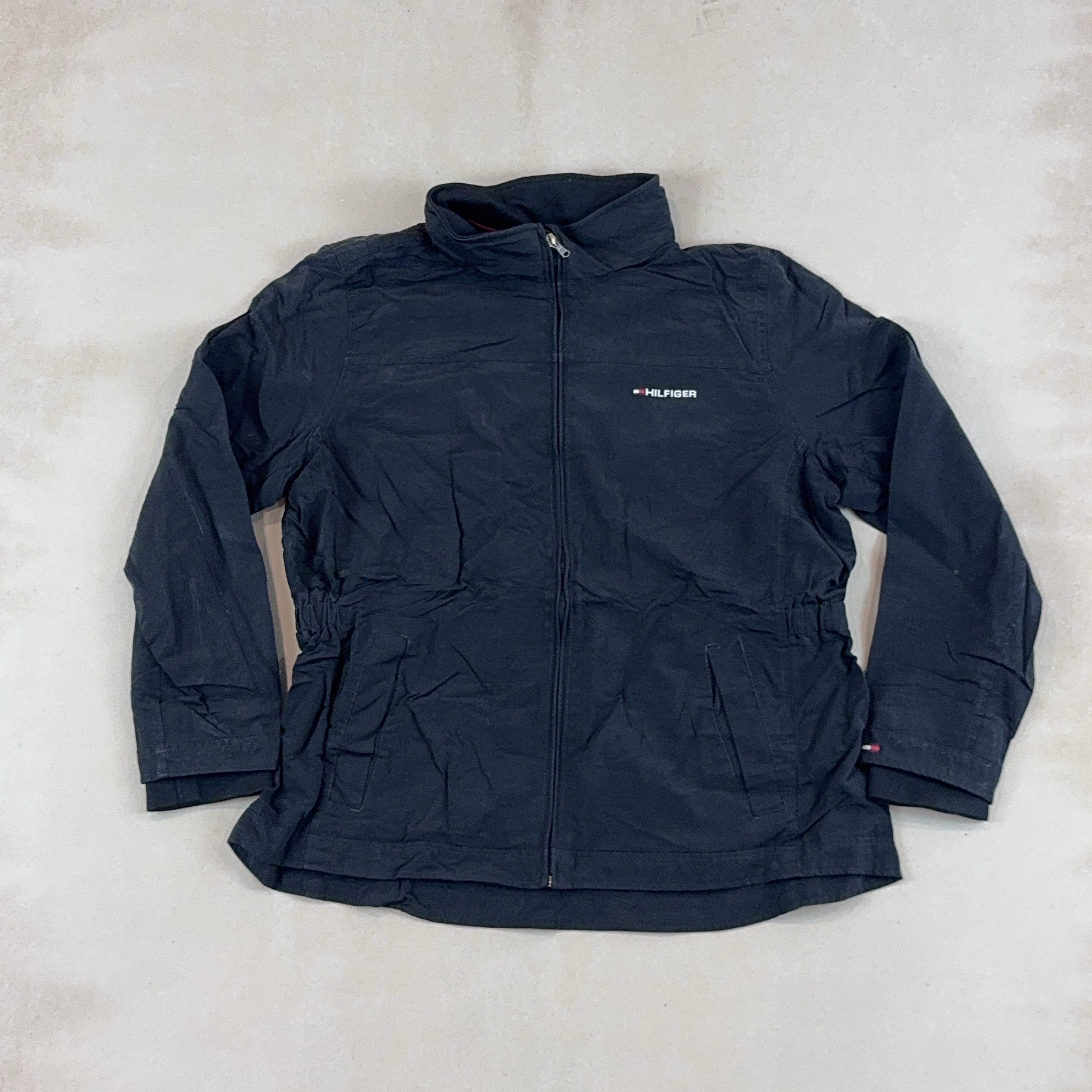 TOMMY HILFIGER BLACK JACKET - MEDIUM