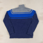 CHAPS NAVY QUARTER ZIP - MEDIUM