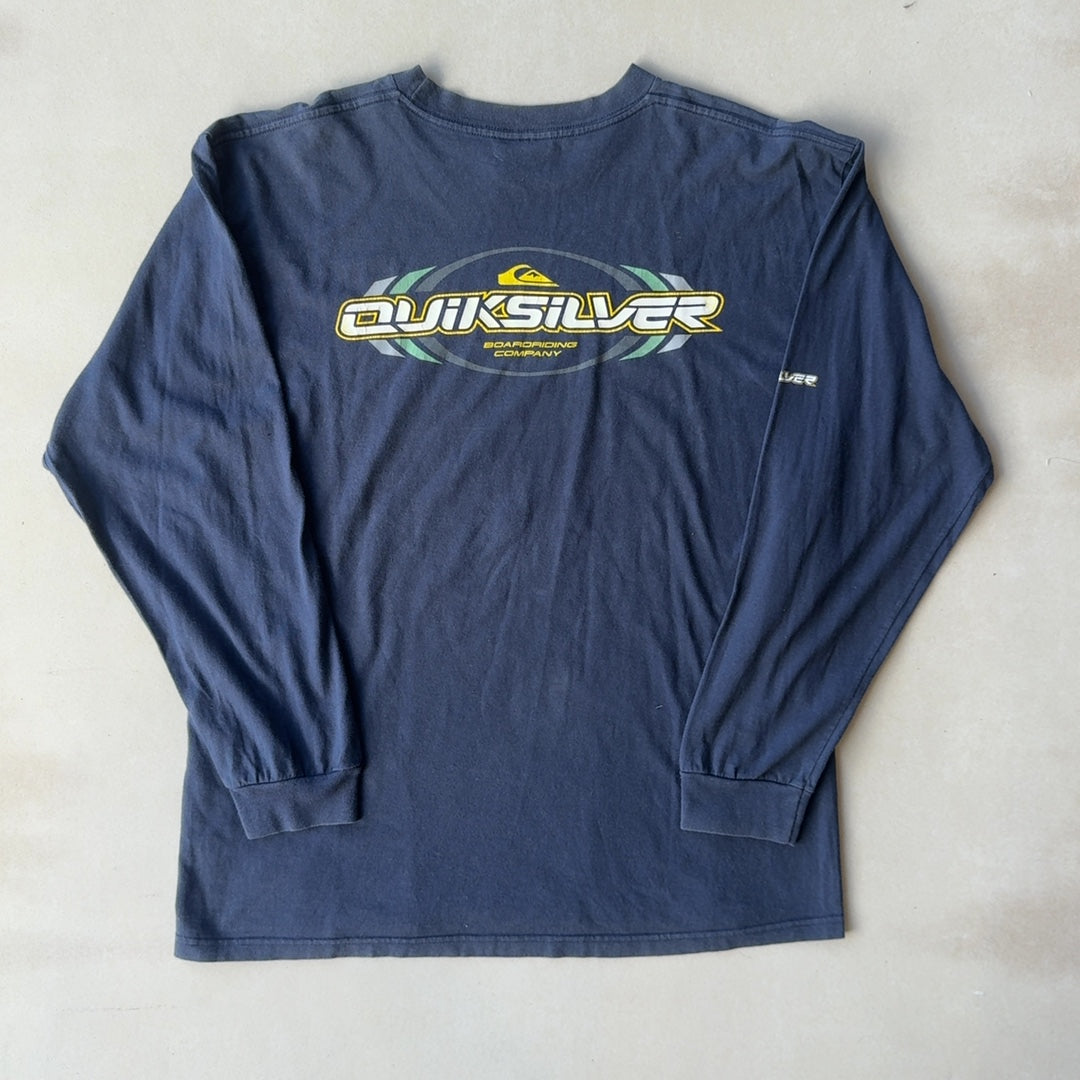 QUIKSILVER LONG SLEEVE - LARGE