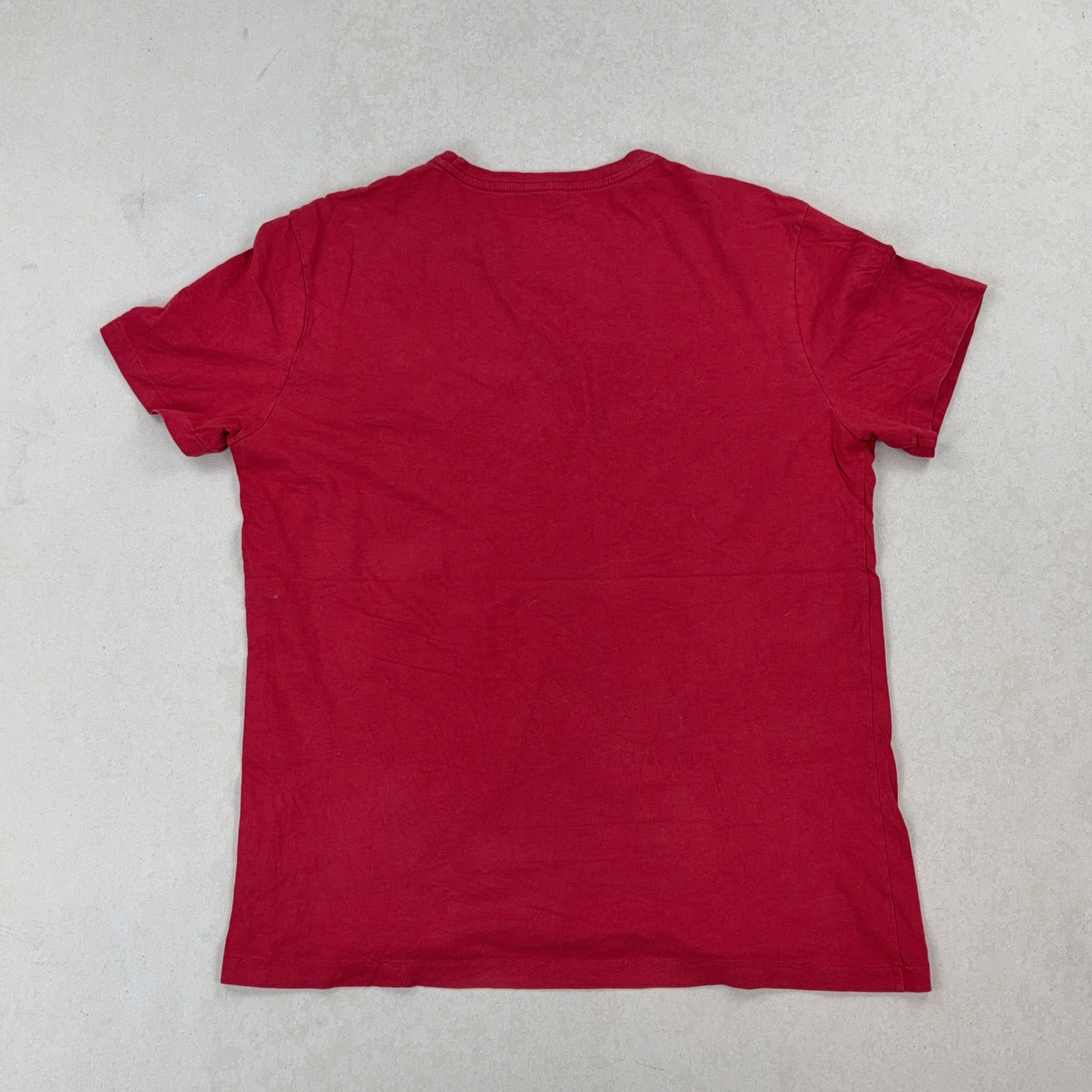 RALPH LAUREN RED TEE - LARGE