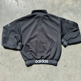 ADIDAS ZIP UP JACKET BLACK MEDIUM