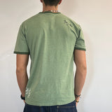 GREEN QUIKSILVER TSHIRT