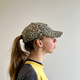 Savannah Cap - Washed Leopard