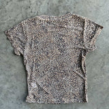 Mesh Baby Tee - Carmella Leopard