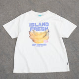 Khrma Boyfriend Tee - Island Fresh Bananas - Off White