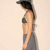Beatrix Mini Skirt - Winky Grey