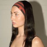Bello Head Band - Brown/Burnt Sienna
