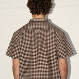 Big Short Sleeve Shirt - Mocha Check