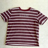 GUESS TSHIRT BURGUNDY LARGE