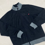 QUIKSILVER ZIP UP JACKET BLACK MEDIUM